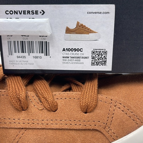 Converse Men’s Tan Platform Sneakers A10090C
CTAS CRUISE OX WARM TAN/EGRET/EGRET - Picture 16 of 16